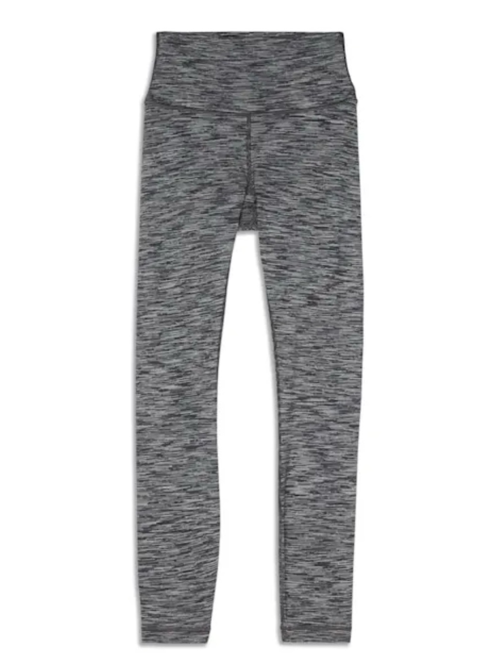 Lululemon Wonder Under Wee are from Space Black Heather Leggings